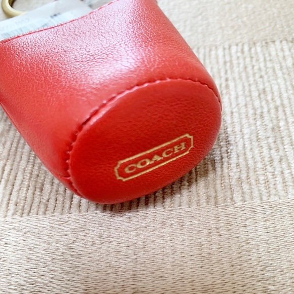 NWT COACH LEATHER DUFFLE BAG BARBIE KEY FOB KEY CHAIN Key ring - Picture 9 of 10